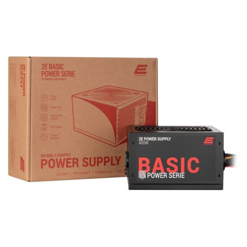 Блок живлення 2E BASIC POWER 400W (2E-BP400-120APFC)