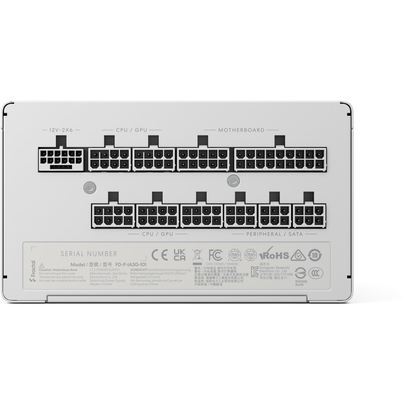 Блок живлення Fractal Design Ion 3 Gold 1000W White (FD-P-IA3G-101-EU-WT)