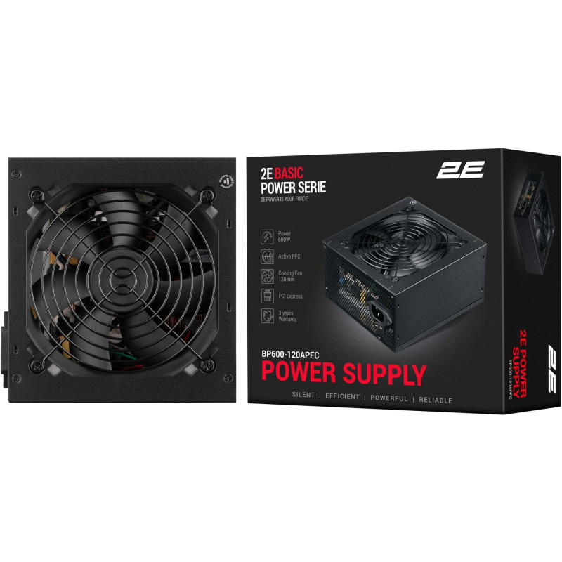 Блок живлення 2E BASIC POWER 600W (2E-BP600-120APFC)