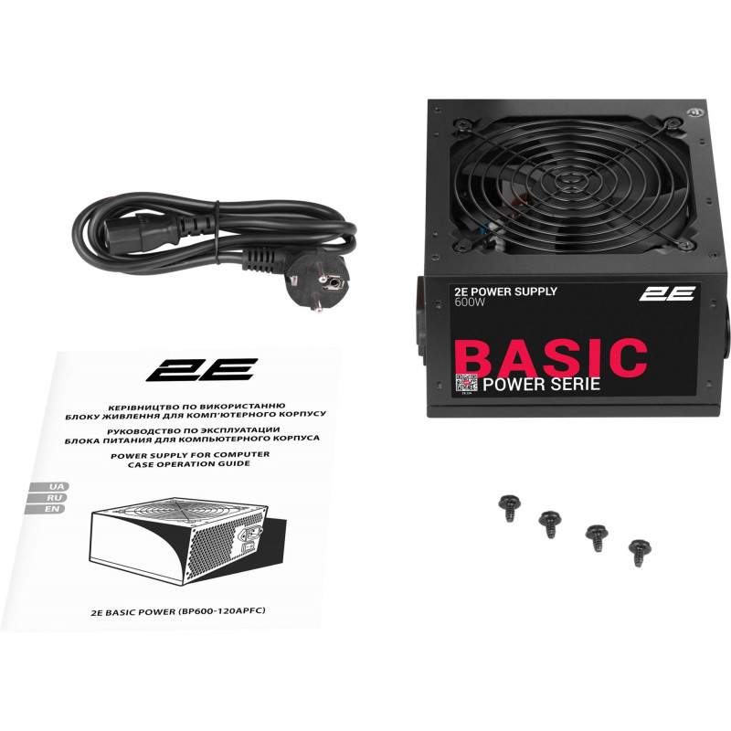 Блок живлення 2E BASIC POWER 600W (2E-BP600-120APFC)