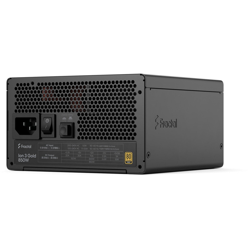 Блок живлення Fractal Design Ion 3 Gold 850W Black (FD-P-IA3G-850-EU)