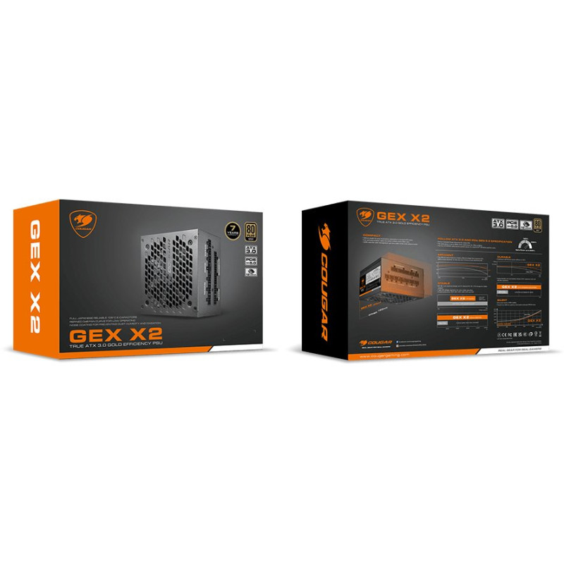 Блок живлення Cougar GEX X2 850