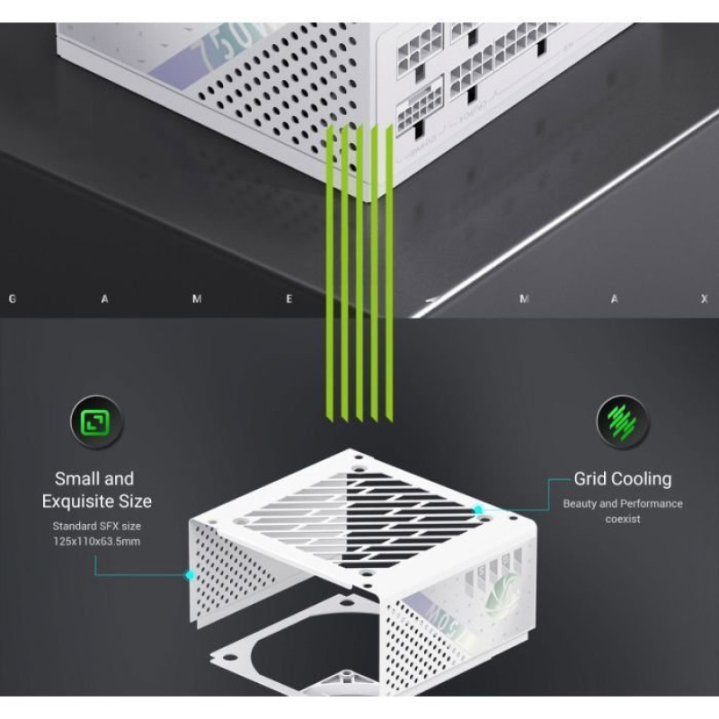 Блок живлення GAMEMAX GS 750G WH V25
