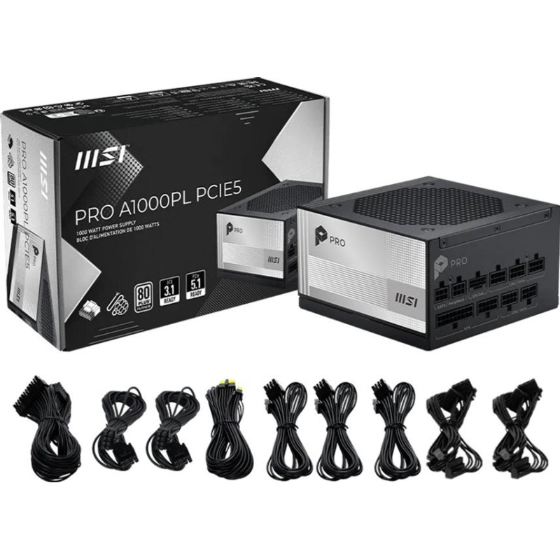 Блок живлення MSI PRO A1000PL PCIE5