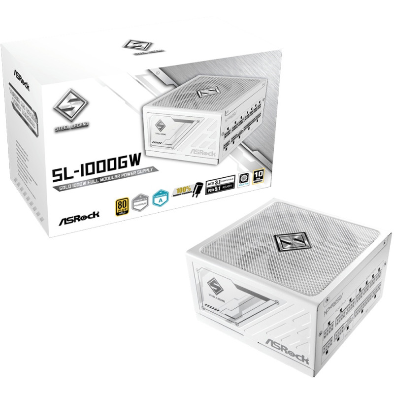 Блок живлення ASRock SteelLegend White SL-1000GW