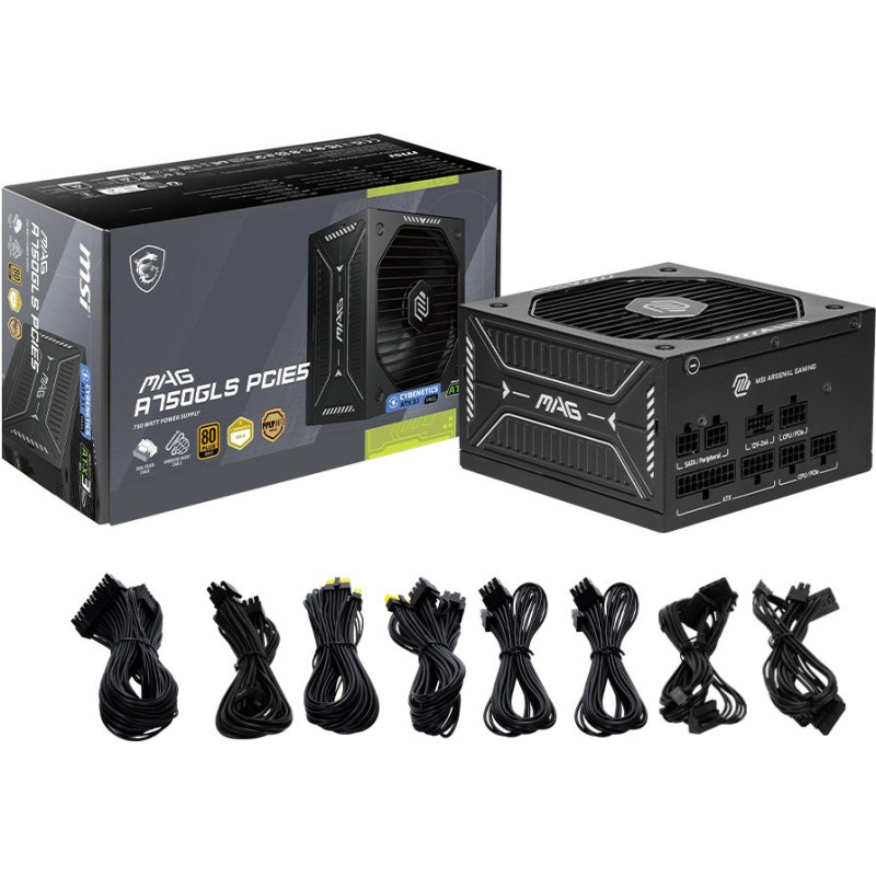 Блок живлення MSI MAG A750GLS PCIE5