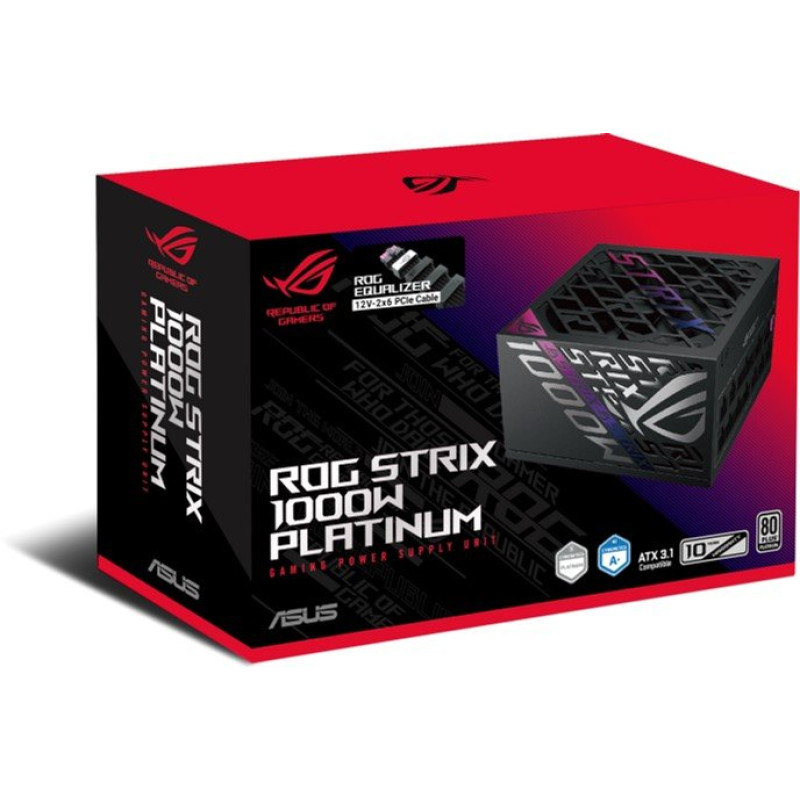 Блок живлення Asus ROG Strix 1000W Platinum ROG Equalizer (90YE00W7-B0NA00)