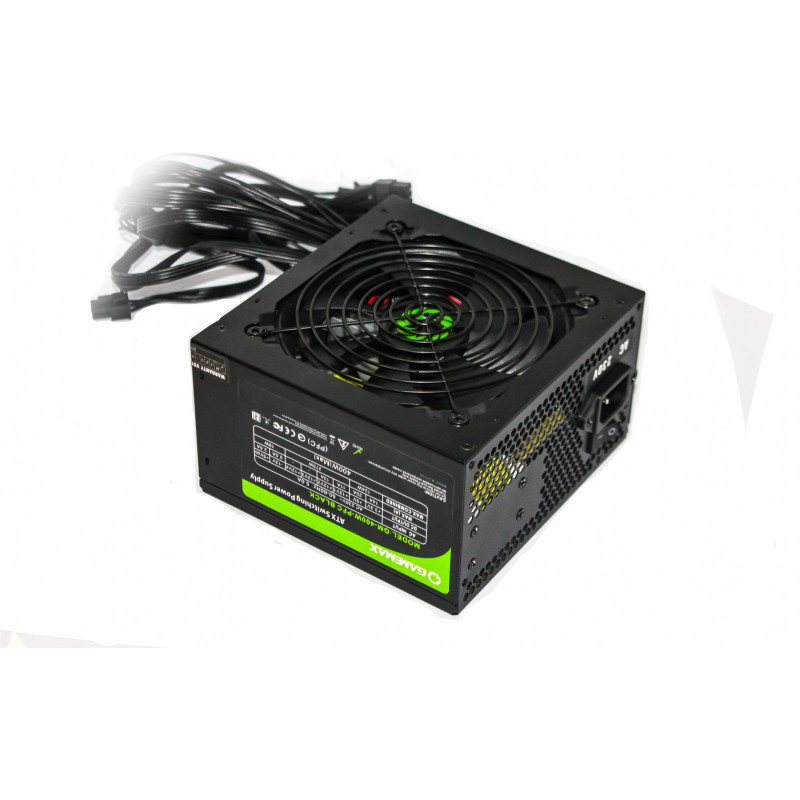 Блок живлення GameMax GM-400-PFC Black (400 Вт) 120мм