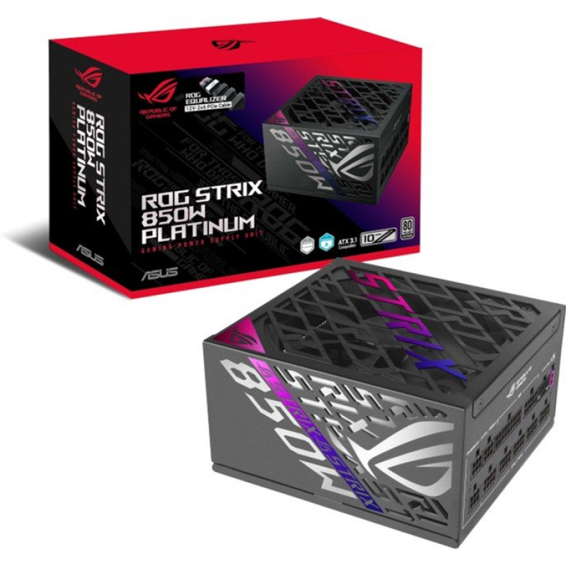 Блок живлення Asus ROG Strix 850W Platinum ROG Equalizer (90YE00W8-B0NA00)