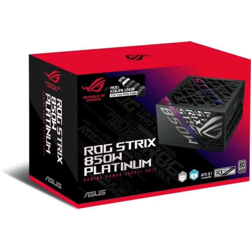 Блок живлення Asus ROG Strix 850W Platinum ROG Equalizer (90YE00W8-B0NA00)