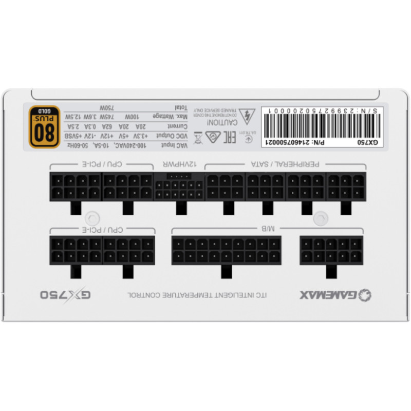 Блок живлення GameMax GX-750 PRO WH