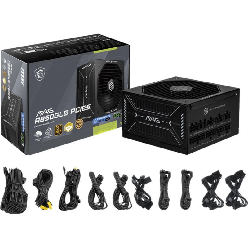 Блок живлення MSI MAG A850GLS PCIE5