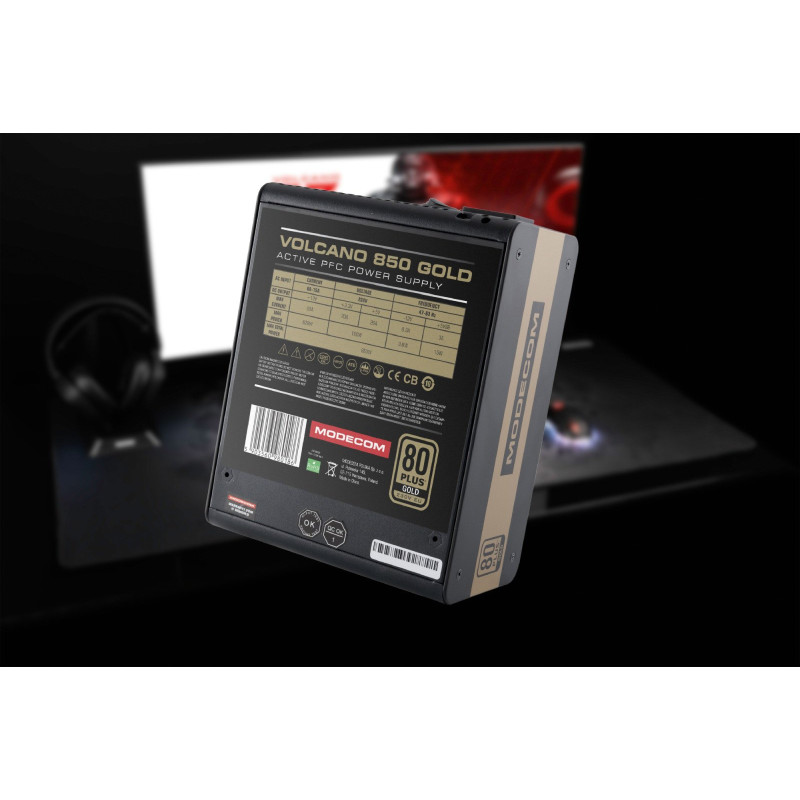 Блок живлення Modecom VOLCANO 850 GOLD (ZAS-MC92-SM-850-ATX-VOLCA)