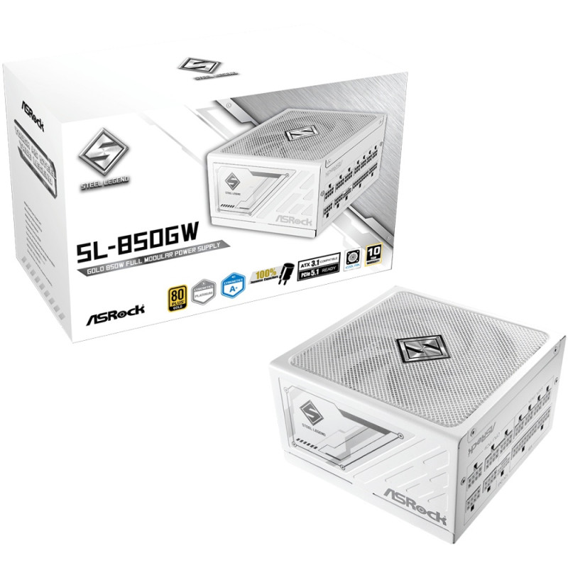 Блок живлення ASRock SteelLegend White SL-850GW