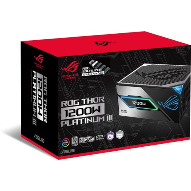 Блок живлення Asus ROG Thor 1200W Platinum III ROG Equalizer (90YE00V7-B0NA00)
