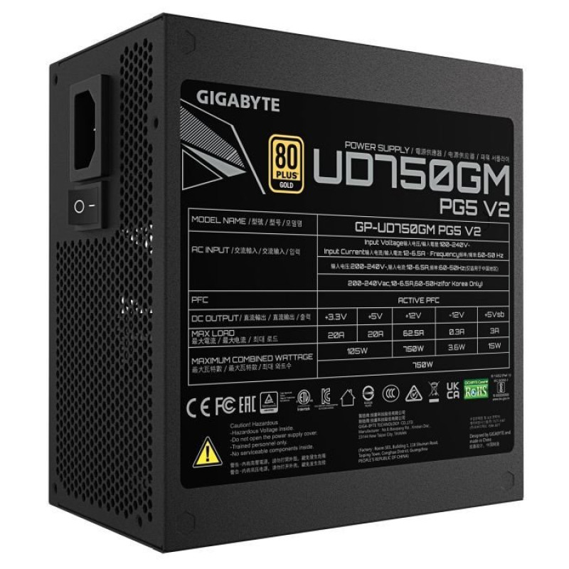 Блок живлення GIGABYTE GP-UD750GM PG5 V2
