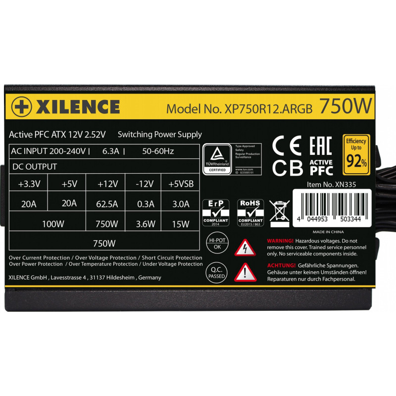 Блок живлення Xilence XP750R12.ARGB Gaming Gold