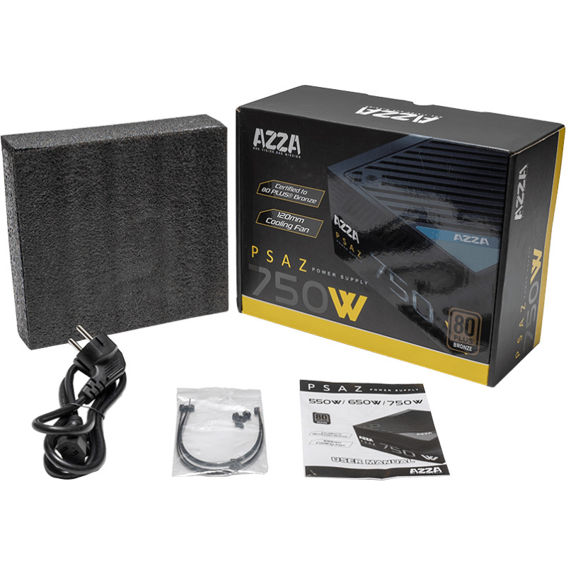 Блок живлення ATX 750W PSAZ-750W AZZA