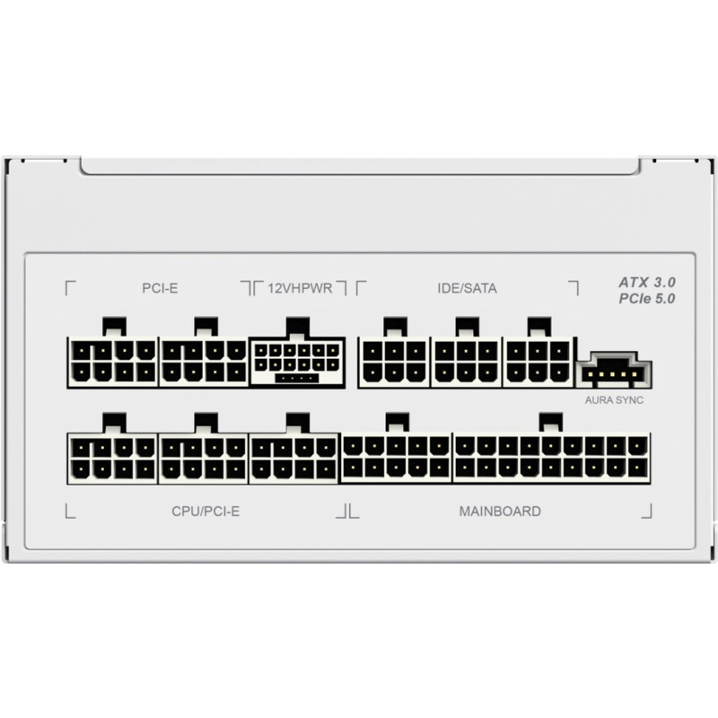 Блок живлення GameMax 850 PRO WH (ATX3.1PCIe5.1)