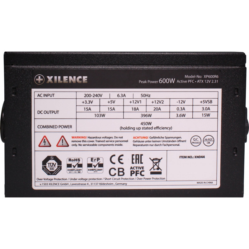 Блок живлення Xilence XP600R6 Performance C