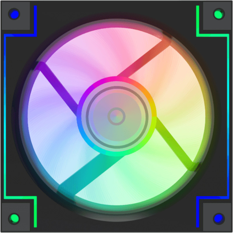 Кулер для корпусу GAMEMAX RD300 BK