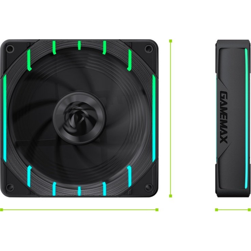 Кулер GameMax Tornado T12 ARGB-R