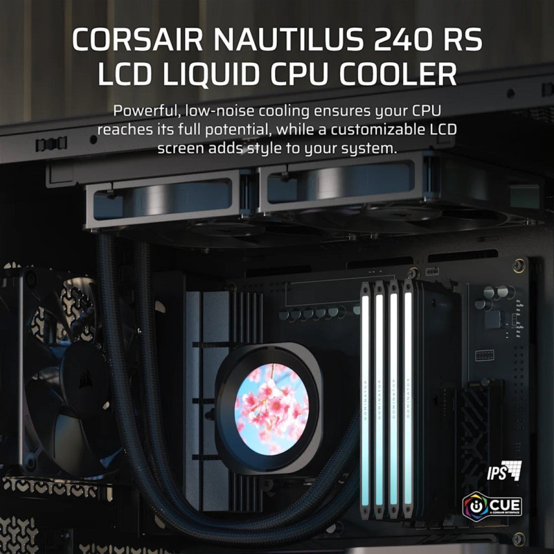 Система водяного охолодження Corsair Nautilus 240 RS LCD (CW-9061031-WW)
