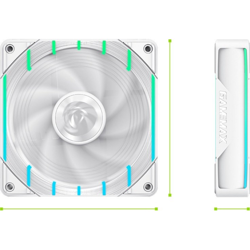 Кулер GameMax Tornado T12 ARGB-RW