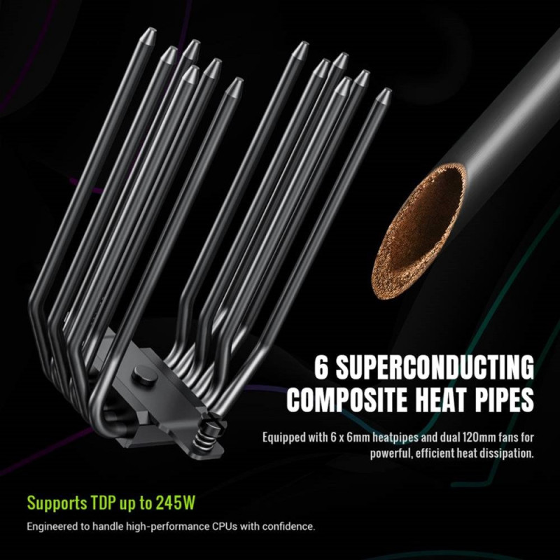 Кулер GAMEMAX SIGMA 620 BK