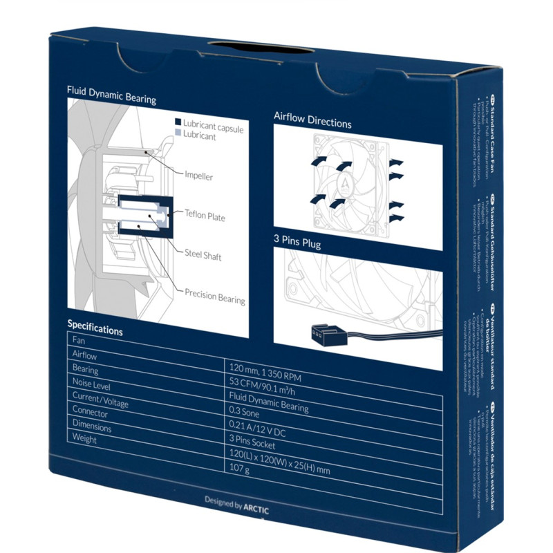 Кулер Arctic F12 Black (ACFAN00201A)