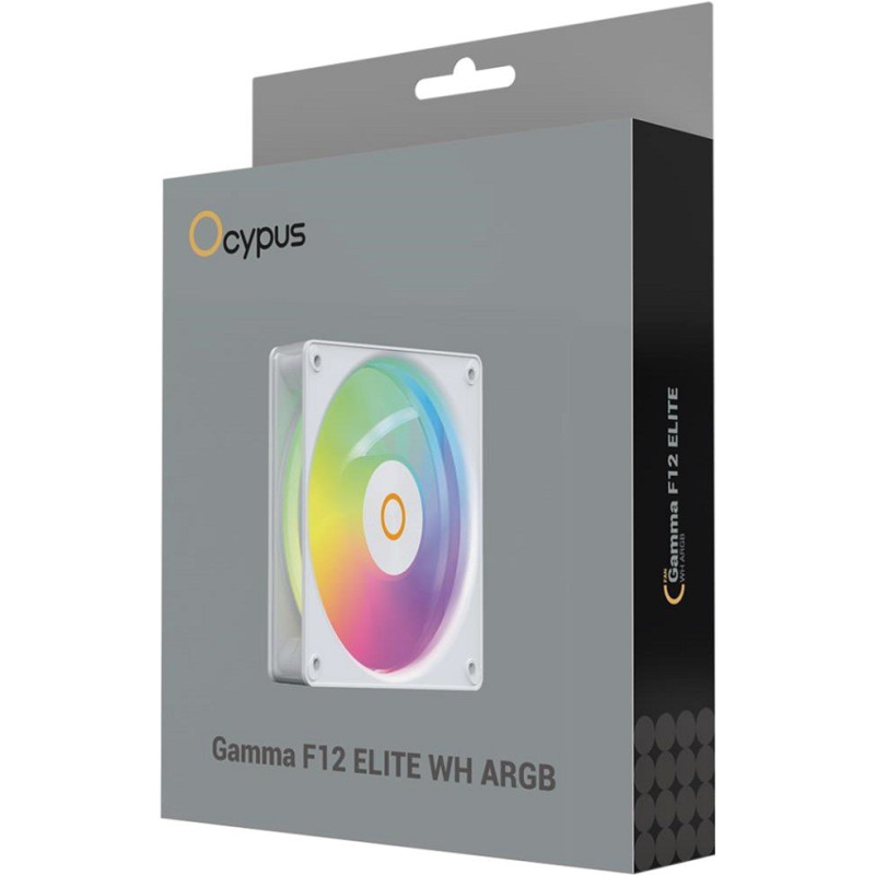 Кулер Ocypus Gamma F12 Elite ARGB White (GAMMA-F12-WH1AM00E-GL)
