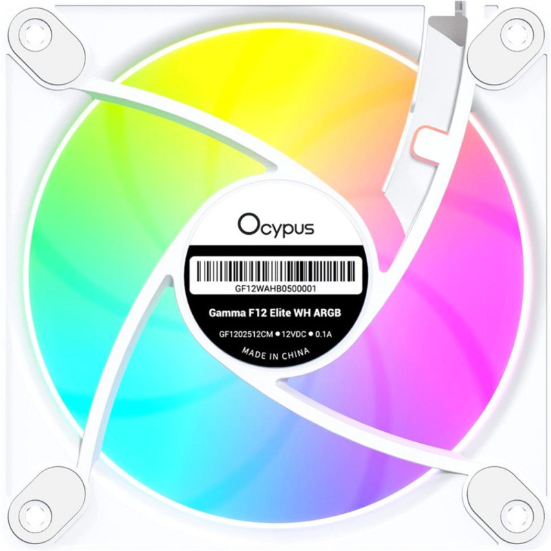 Кулер Ocypus Gamma F12 Elite ARGB White (GAMMA-F12-WH1AM00E-GL)