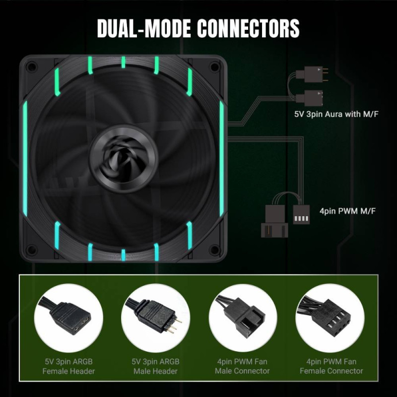 Кулер GameMax Tornado T12 ARGB