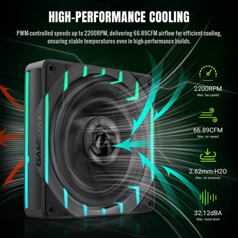 Кулер GameMax Tornado T12 ARGB