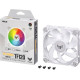 Кулер ASUS TUF Gaming TF120 ARGB White Edition (90DA0033-B09000)
