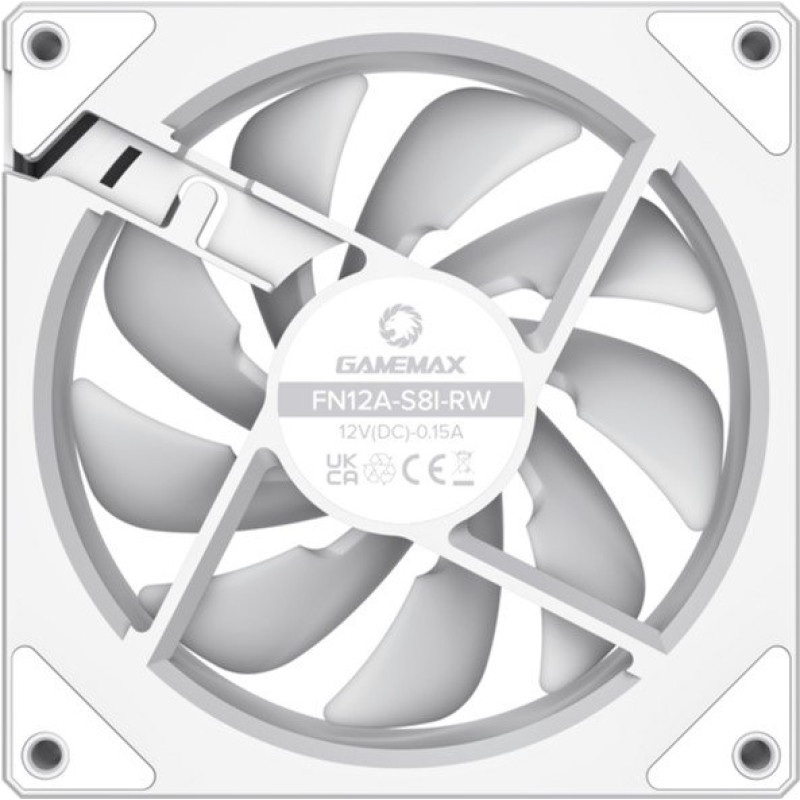 Кулер Gamemax FN12A-S8I-RW Reverse White