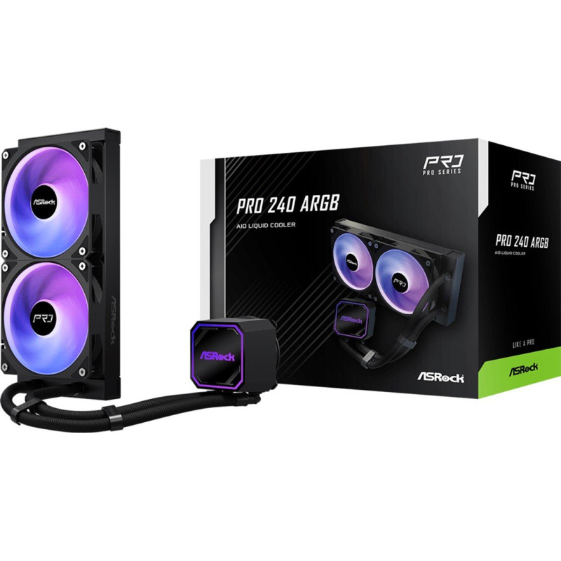 Система водяного охолодження ASRock Pro 240 ARGB