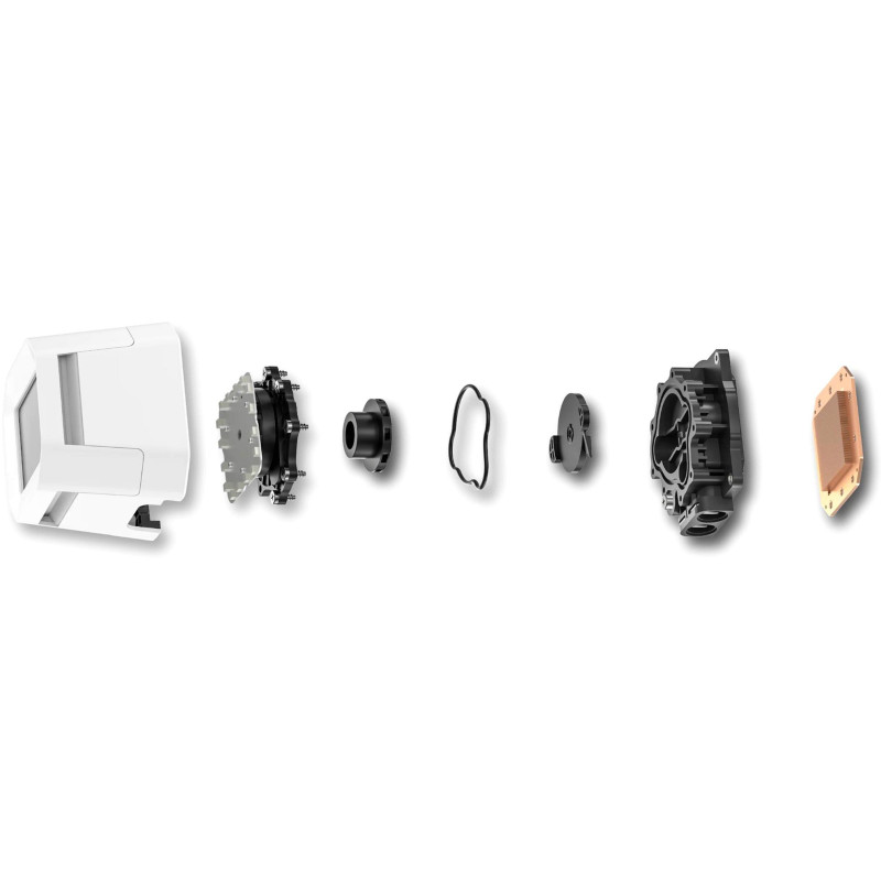 Система рідинного охолодження DeepCool LM240 WH (R-LM240-WHDMMC-1)