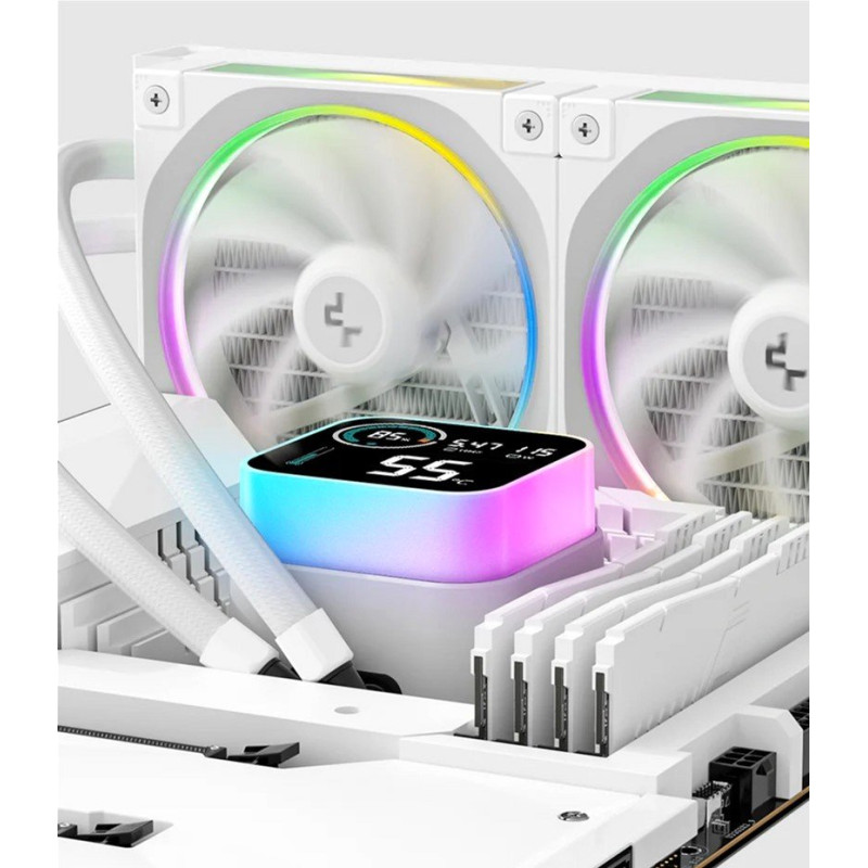 Система рідинного охолодження DeepCool LQ360 Ultra ARGB WH (R-LQ360-WHASMC-G-1)