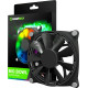 Кулер для корпуса 120 мм ARGB підсвічування гумові GAMEMAX GMX-12-DBB