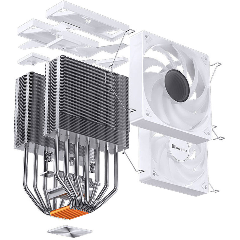 Кулер JONSBO CR-3000 ARGB Білий