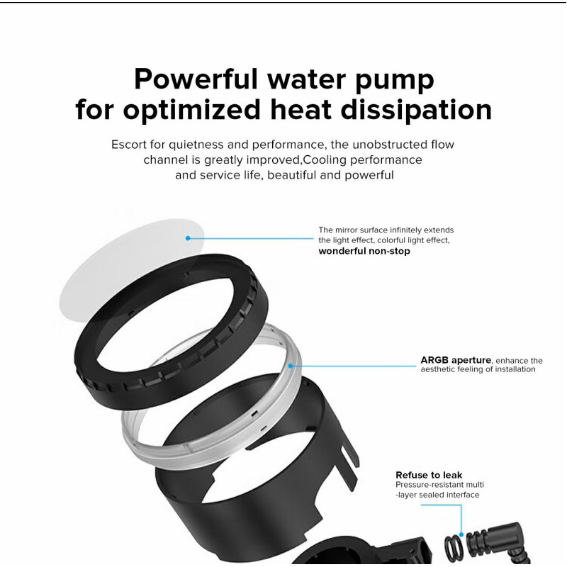 Водяне охолодження GameMax Iceburg 120 Black