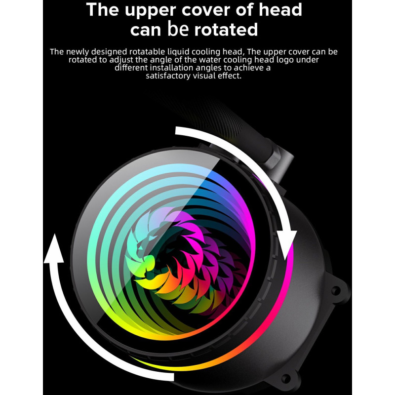 Водяне охолодження GameMax Iceburg 120 Black