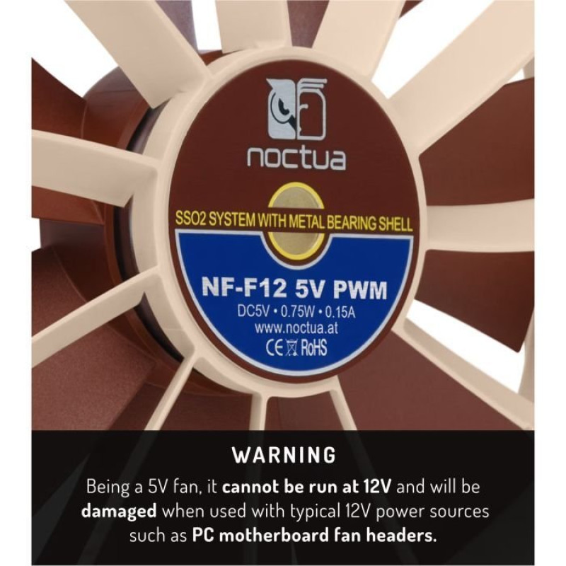 Кулер Noctua NF-F12 5V PWM