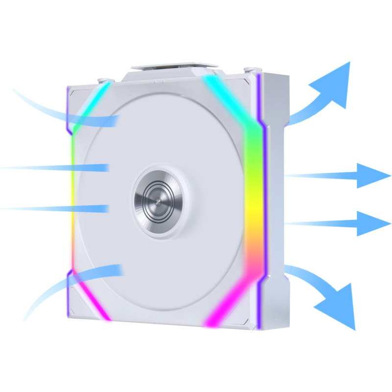 Кулер Lian Li Uni Fan SL Wireless 120-3 White (G99.12SL1W3W.00)