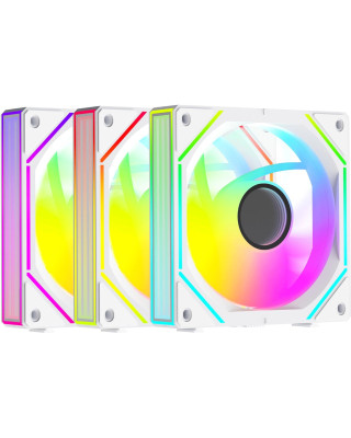 Кулер OCYPUS GAMMA F12 UNI WH ARGB 3 IN 1 (GAMMA-F12-WH3AM00U-GL)