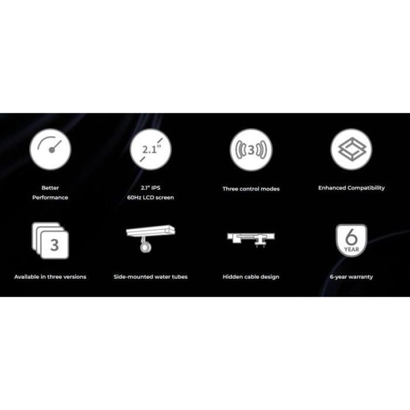 Система рідинного охолодження LIAN LI HydroShift II LCD-C 360TL Black (G89.GHS2LCD36TB.00)