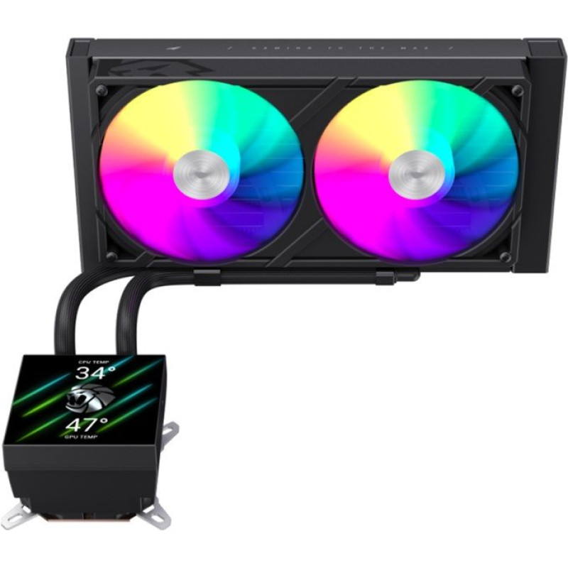 Водяне охолодження GameMax Glacier 240 LCD BK