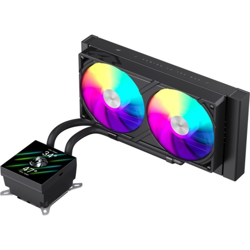 Водяне охолодження GameMax Glacier 240 LCD BK