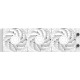 Система рідинного охолодження ID-Cooling FX360 LCD PE White
